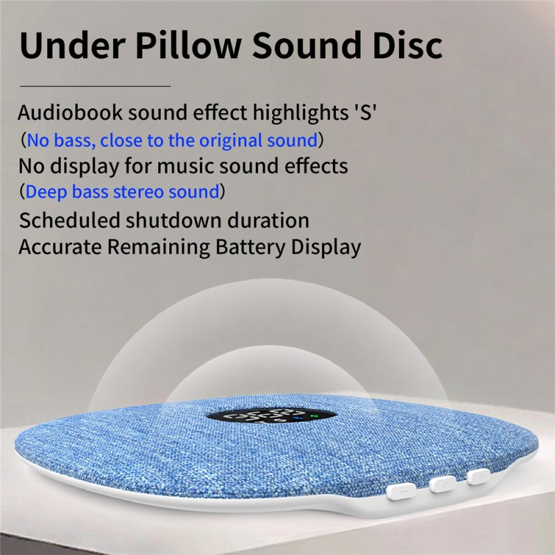 QY15 Sleep Aid Bluetooth Speaker Under Pillow Speaker Sleep Speaker