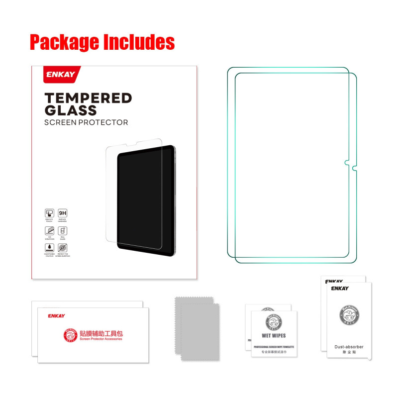 2stk HAT PRINCE hærdet glas Xiaomi Pad 8 Pro / Xiaomi Pad 8