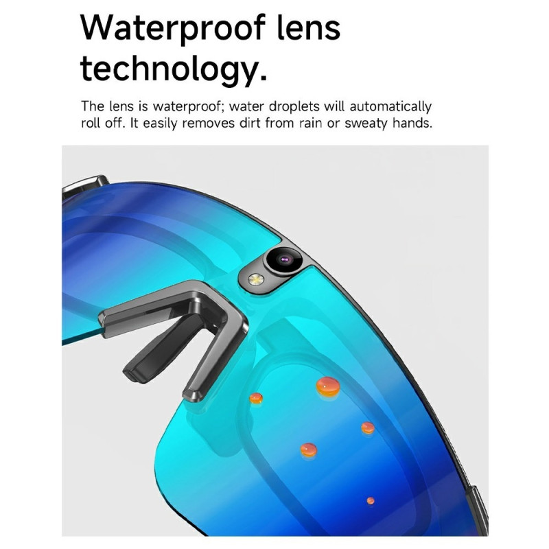 AI Smart Glasses Camera 4K Video Recording EIS Stabilization Bluetooth