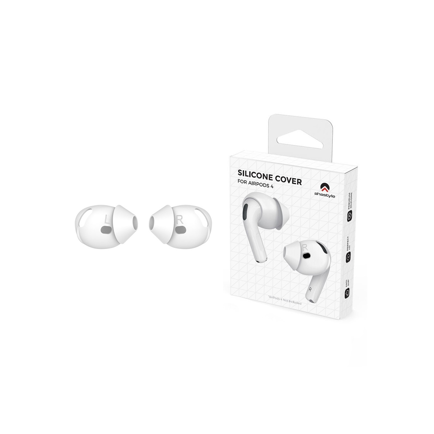 1 par til AirPods 4 ørepropper silikone skridsikre lydisolerende ørekopper