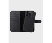 Holdit Fodral Skal Wallet Case Magnet Plus Black till iPhone 16 Pro