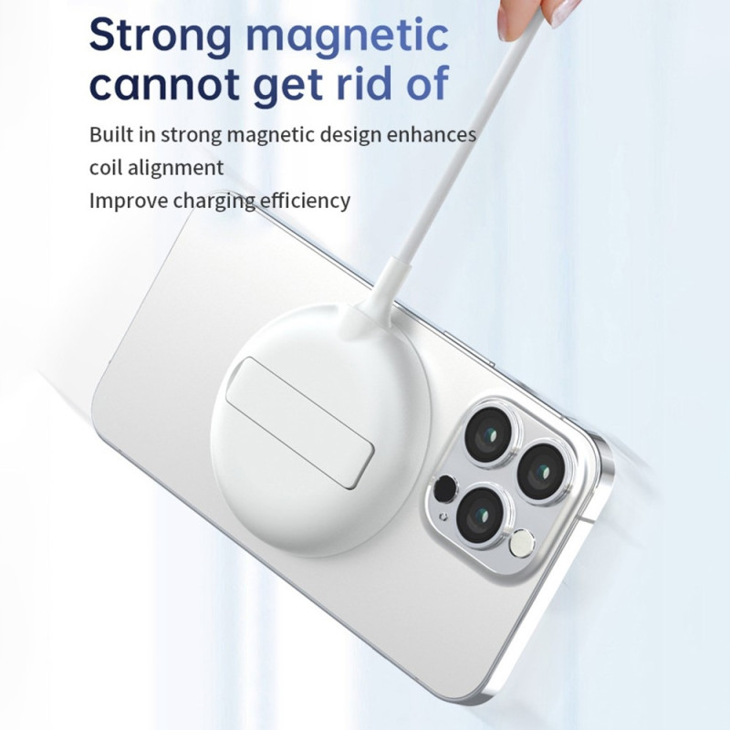 Wireless charger for iPhone 13 / 12 Series 15W magnetic charger with tripod holder