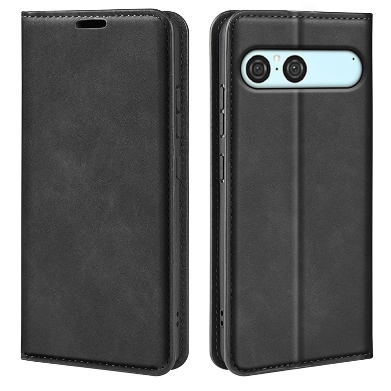 Skin Touch Leather Wallet Phone Case For Sony Xperia 10 VII