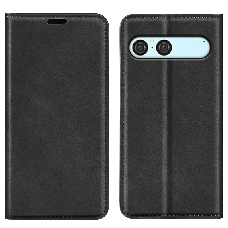 Skin Touch Leather Wallet Phone Case For Sony Xperia 10 VII
