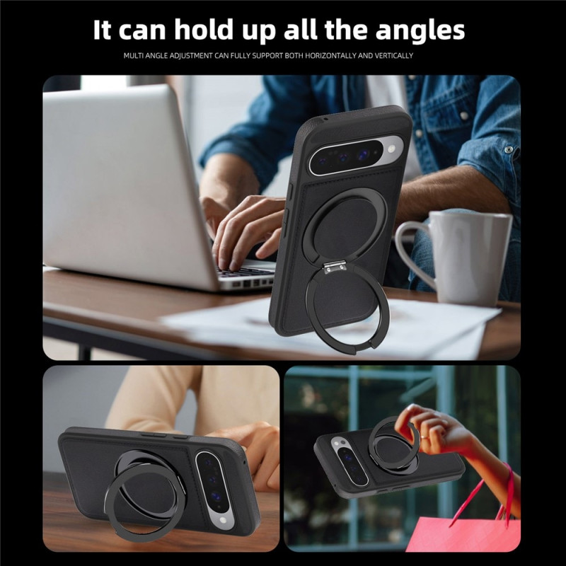 Magnetisk bakdeksel med ringstativ for Google Pixel 10 Pro / Pixel 10