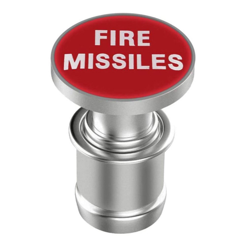 Metal Cigarette Lighter Cigarette Butt for 12V Car Motorcycle - FIRE MISSILE