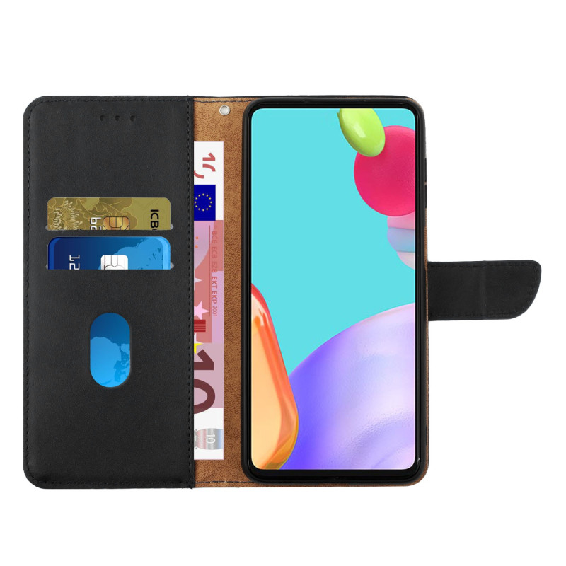 Genuine Cow Leather Wallet Phone Case For OnePlus 15 5G