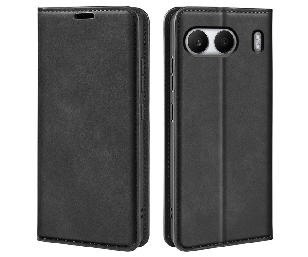 För OnePlus Nord 4 Fodral Plånboksfodral Skal Telefonfodral Plånbok - Svart