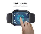 För A Watch Series 10 42mm Skärmskydd 3D Curved Clear Film - Transparent