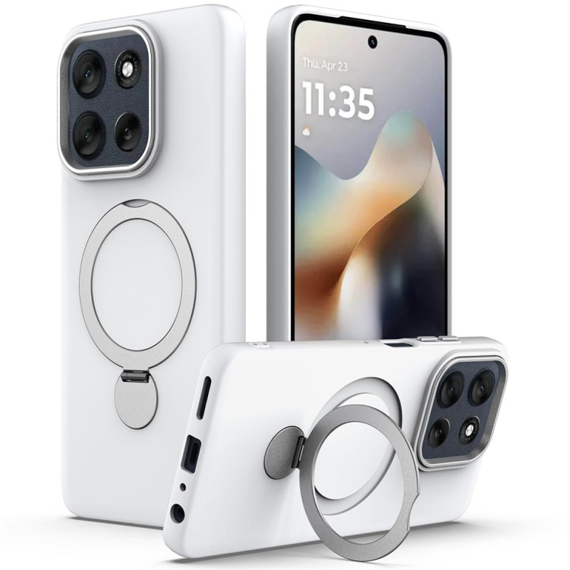 Magnetisk deksel med roterende ring for Motorola Edge 70 5G