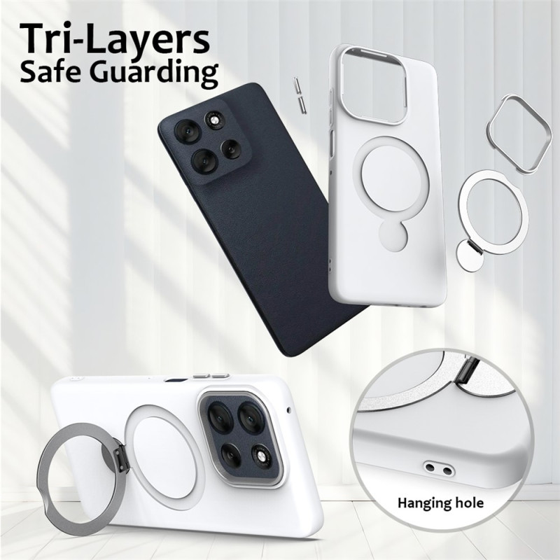 Magnetiskt mobilskal med roterande ring till Motorola Edge 70 5G