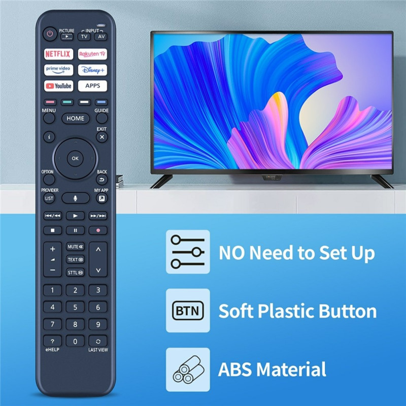 Udskiftning af fjernbetjening til N2QBYA000056 til Panasonic TV