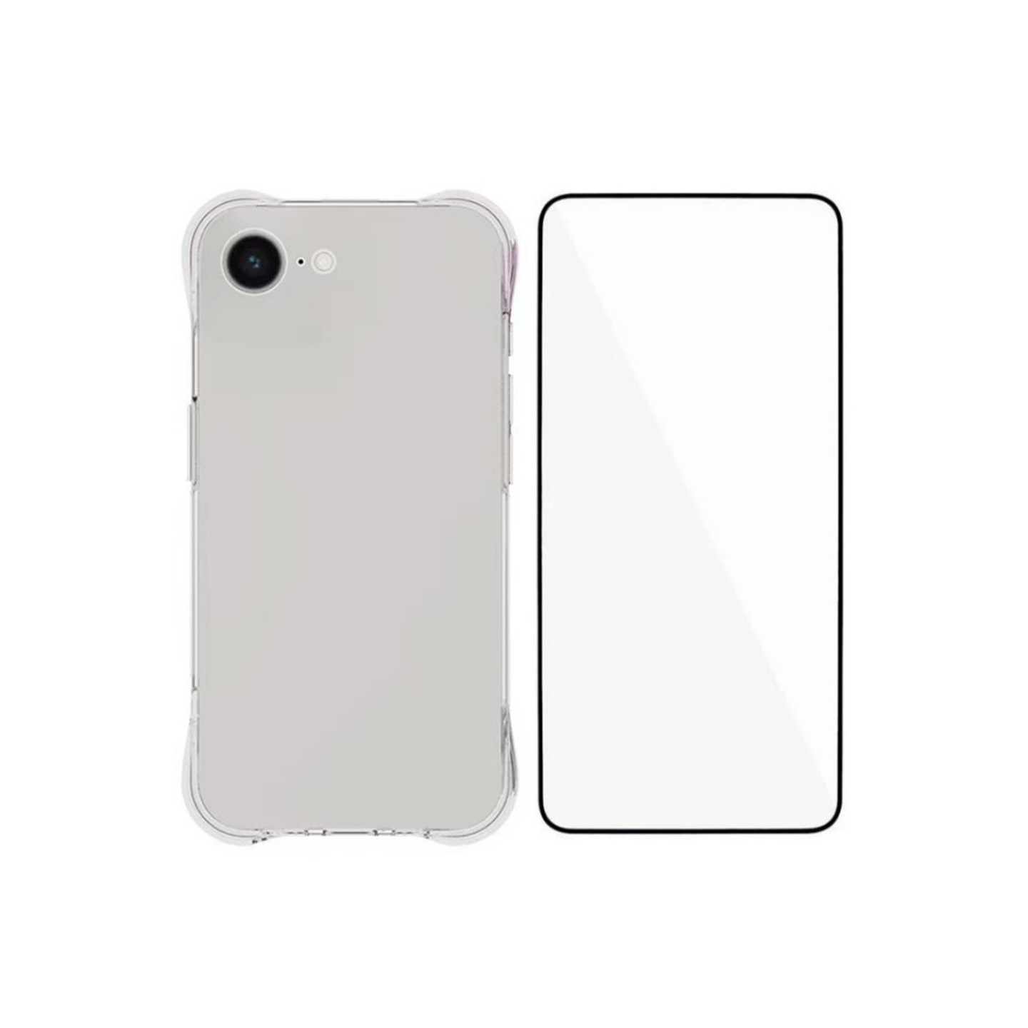 WANLONFENG mobilcover med skærmbeskytter til iPhone 17e / 16e