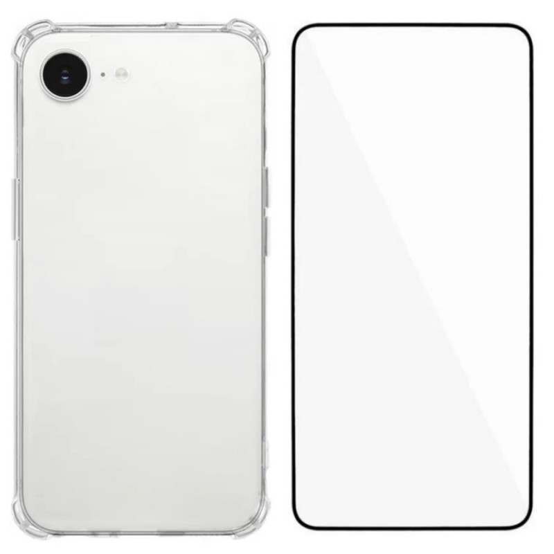 WANLONFENG mobildeksel med skjermbeskytter til iPhone 17e / 16e