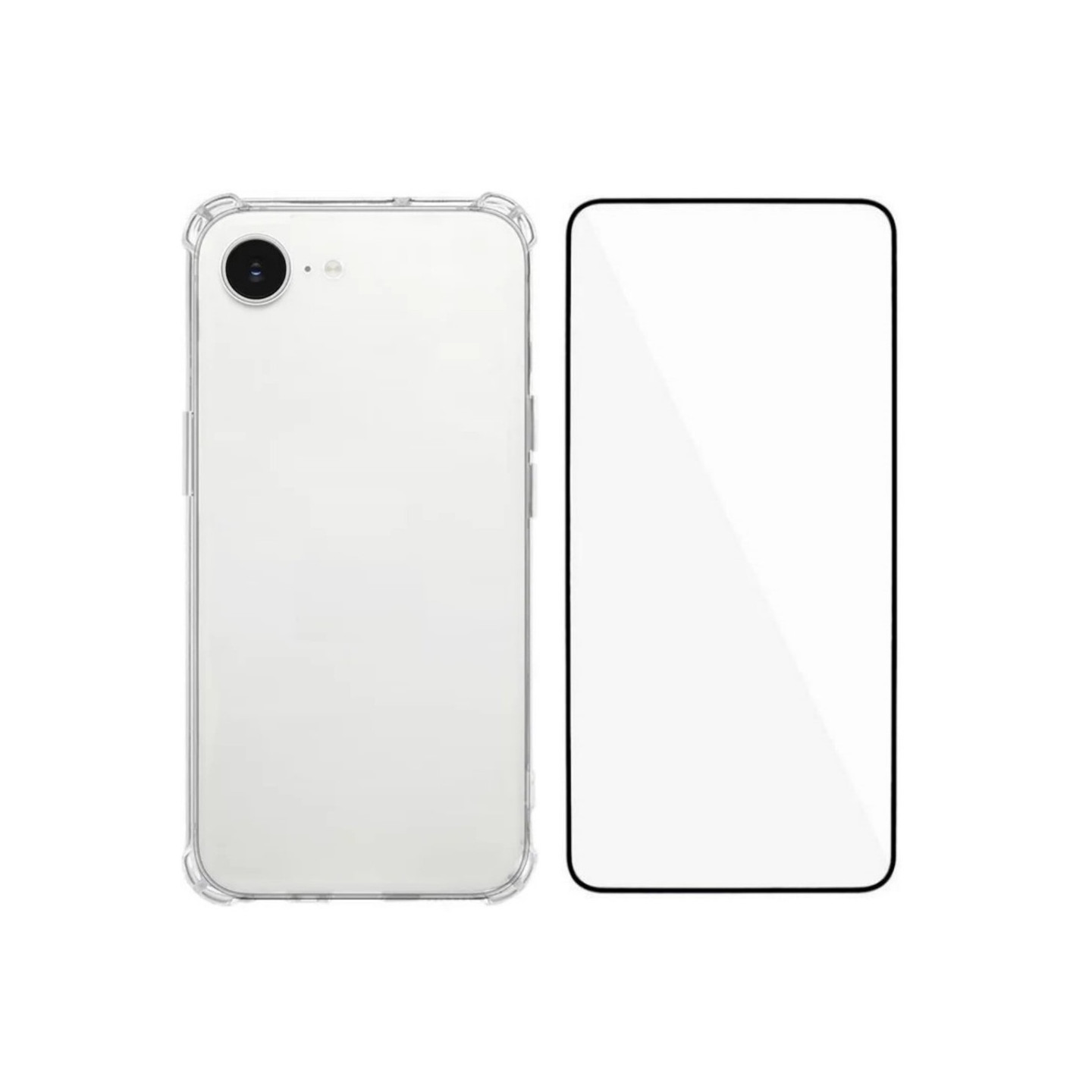 WANLONFENG mobilskal med skärmskydd till iPhone 17e / 16e