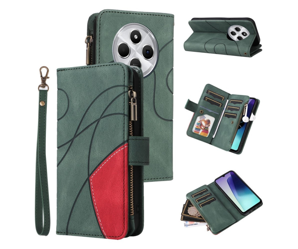 KT Plånboksfodral till Xiaomi Redmi 14C - Grön