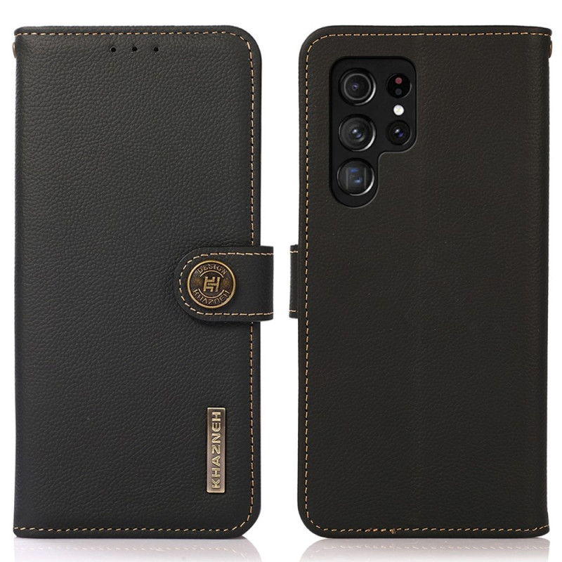 KHAZNEH Leather Phone Wallet Case For Samsung Galaxy S26 Ultra