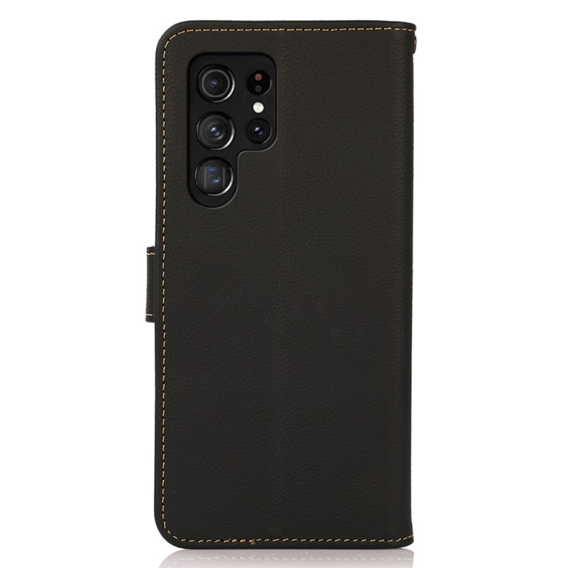 KHAZNEH Leather Phone Wallet Case For Samsung Galaxy S26 Ultra