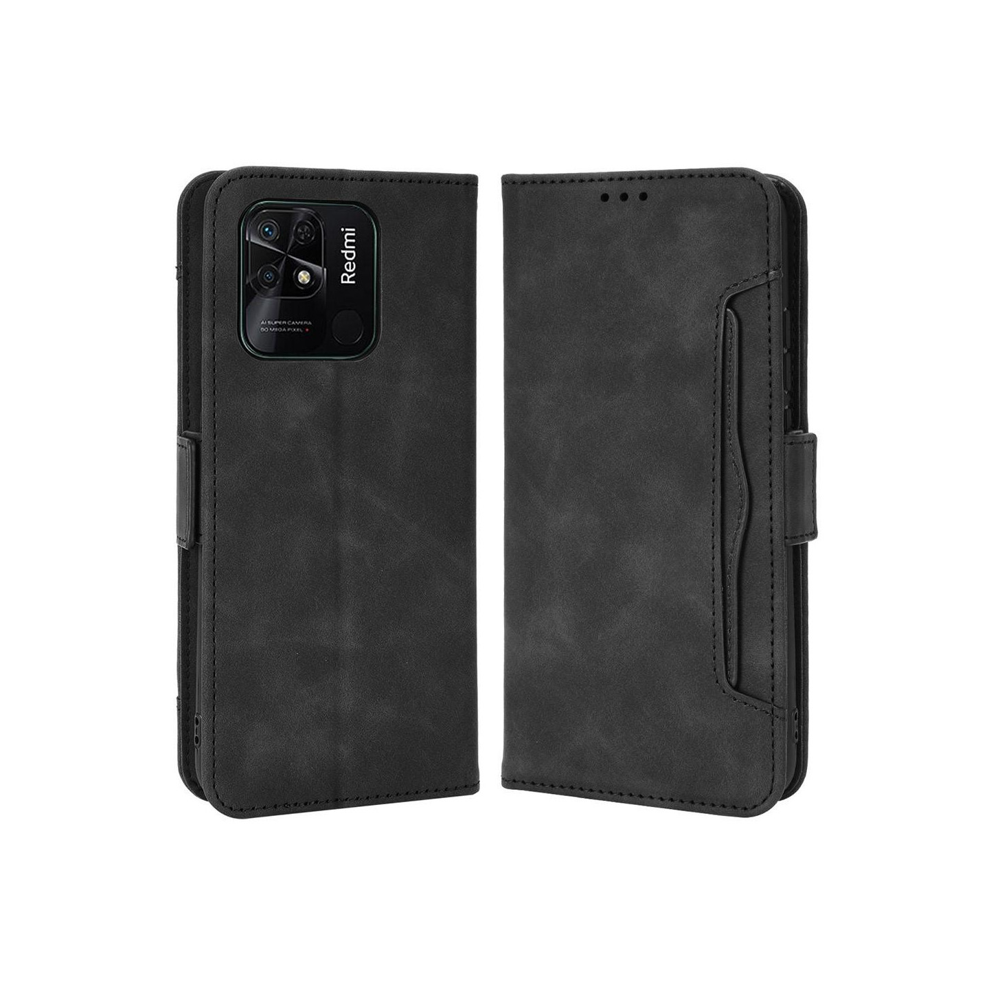 Wallet Stand Phone Case for Redmi 10C