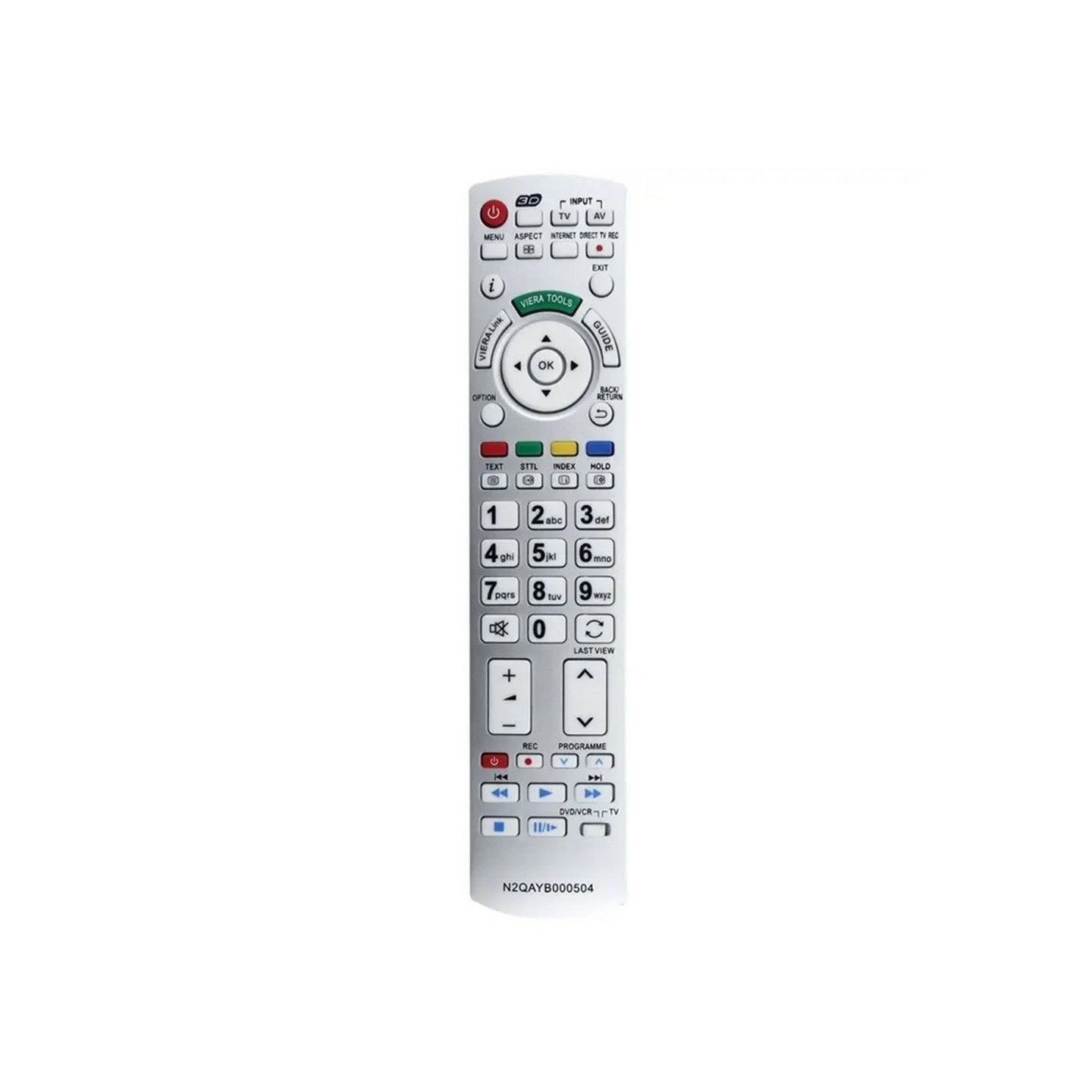 Udskiftning af fjernbetjening til N2QAYB000504 til Panasonic TV