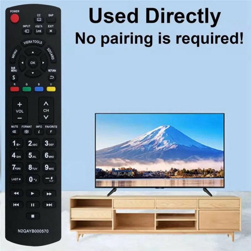 Fjernkontrollerstatning for N2QAYB000570 For Panasonic TV