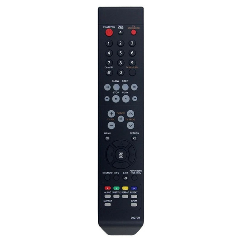 Kaukosäätimen vaihto 00070B:lle Samsung DVD -soittimelle