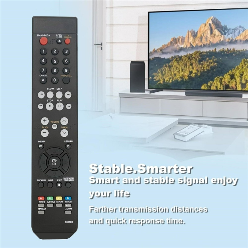 Remote Control Replacement for 00070B For Samsung DVD Player
