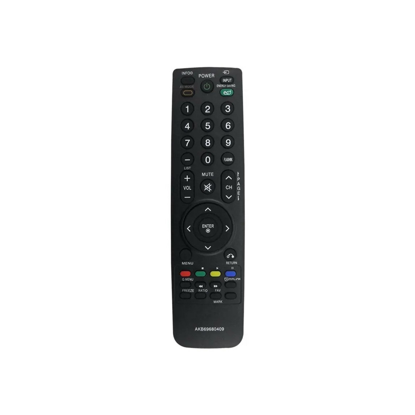 TV fjernkontroll Erstatning for AKB69680409 For LG TV