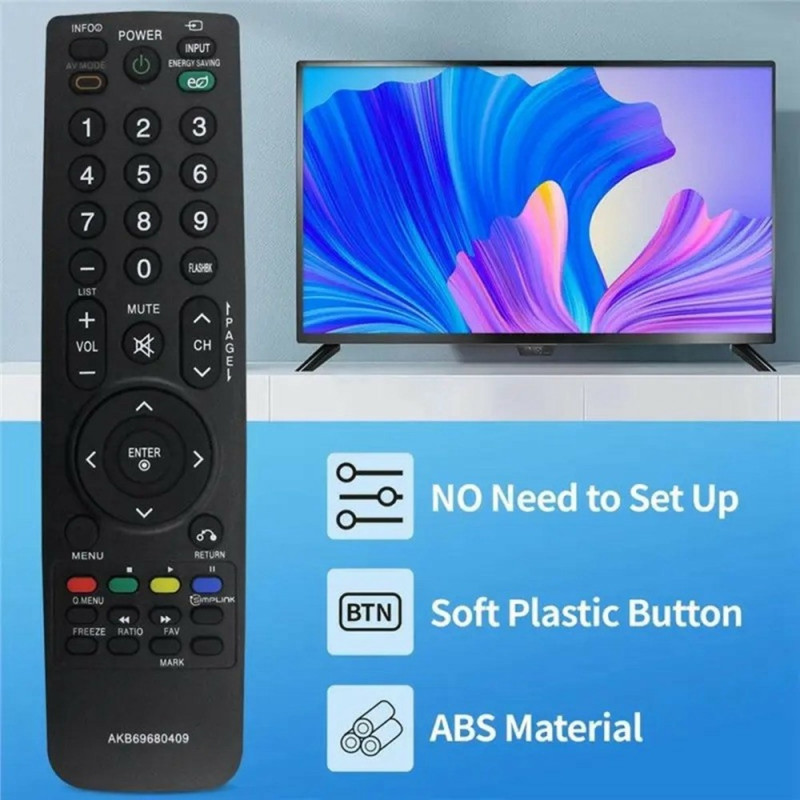 Television kaukosäädin Korvaa AKB69680409 LG TV:lle