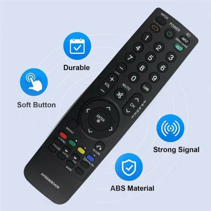 Television kaukosäädin Korvaa AKB69680409 LG TV:lle