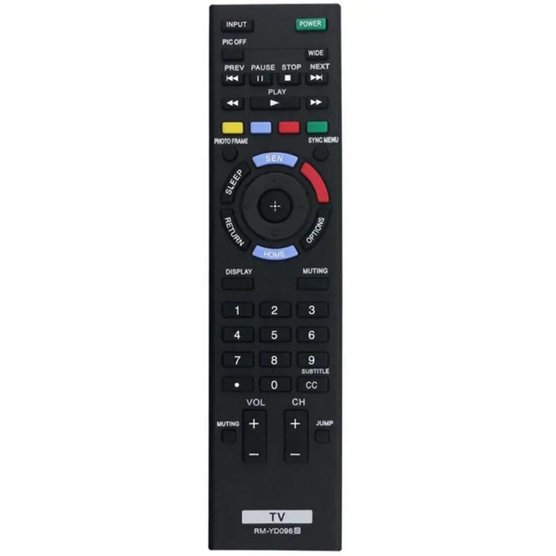 Udskiftning af fjernbetjening til RM-YD096 til Sony TV