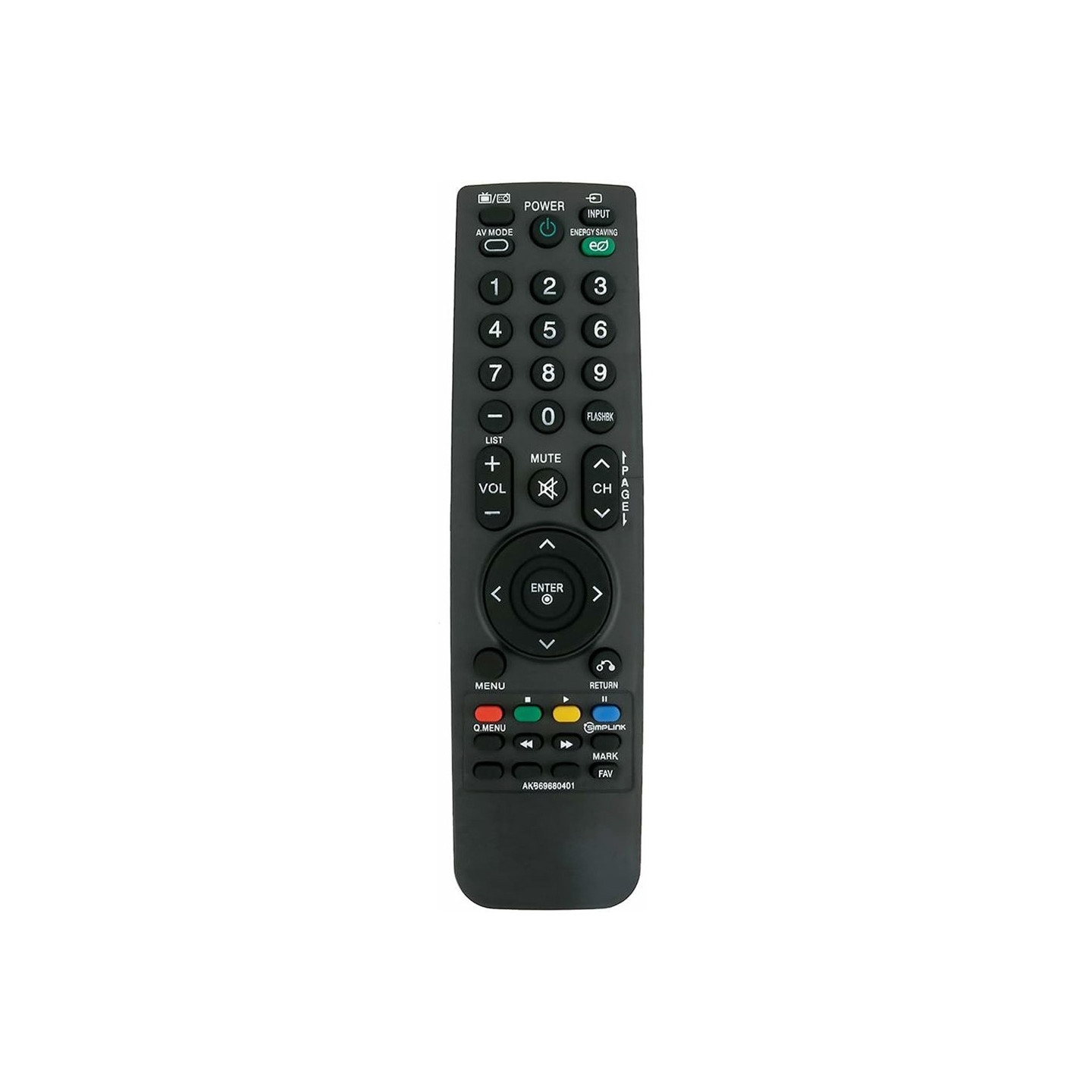 Television kaukosäädin Korvaa AKB69680401 LG TV:lle
