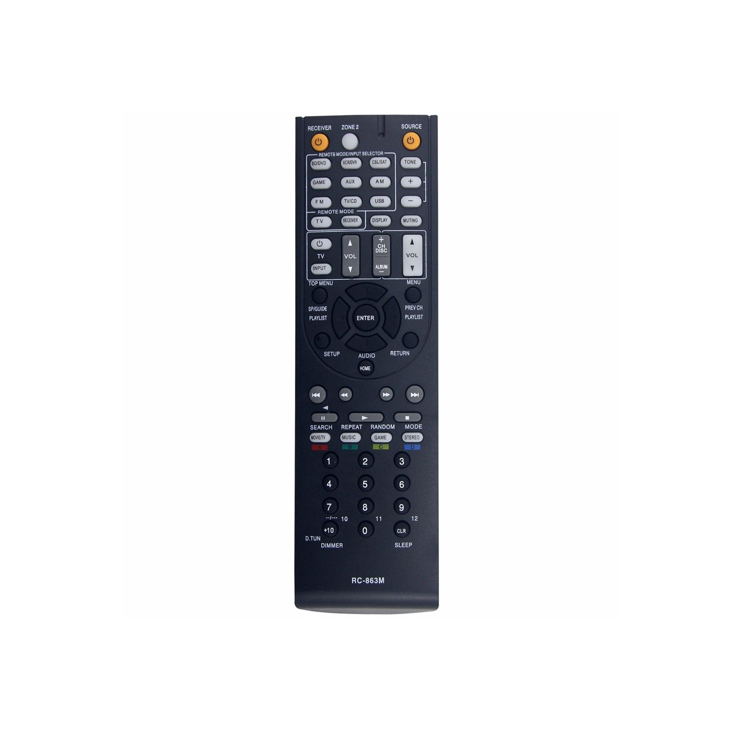 Fjernbetjening Udskiftning til RC-863M til Onkyo AV-receiver