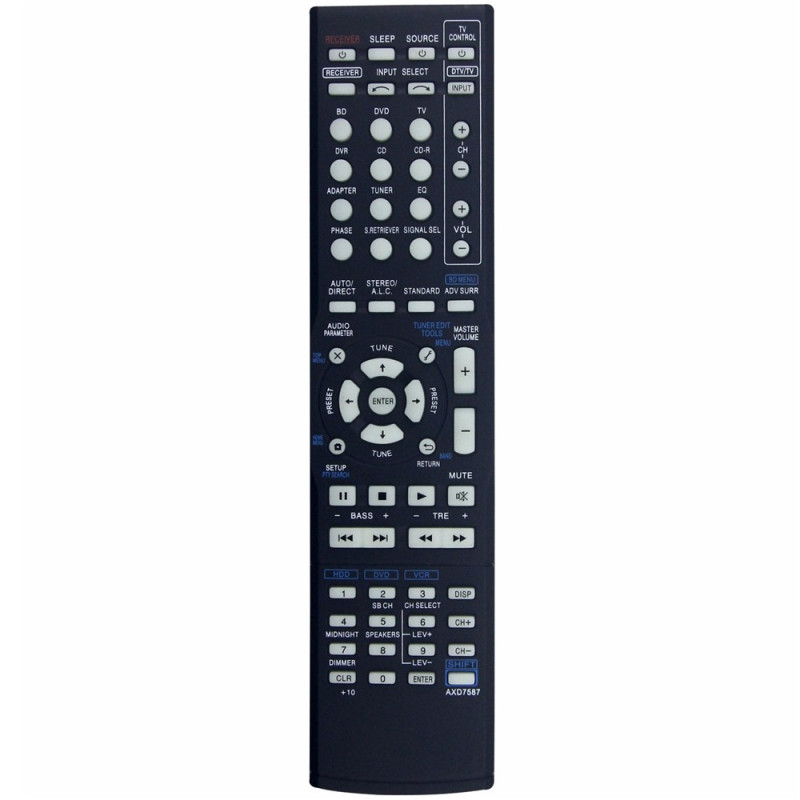 Fjernkontroll Utskiftning for AXD7587 for Pioneer AV-receiver Stereo System