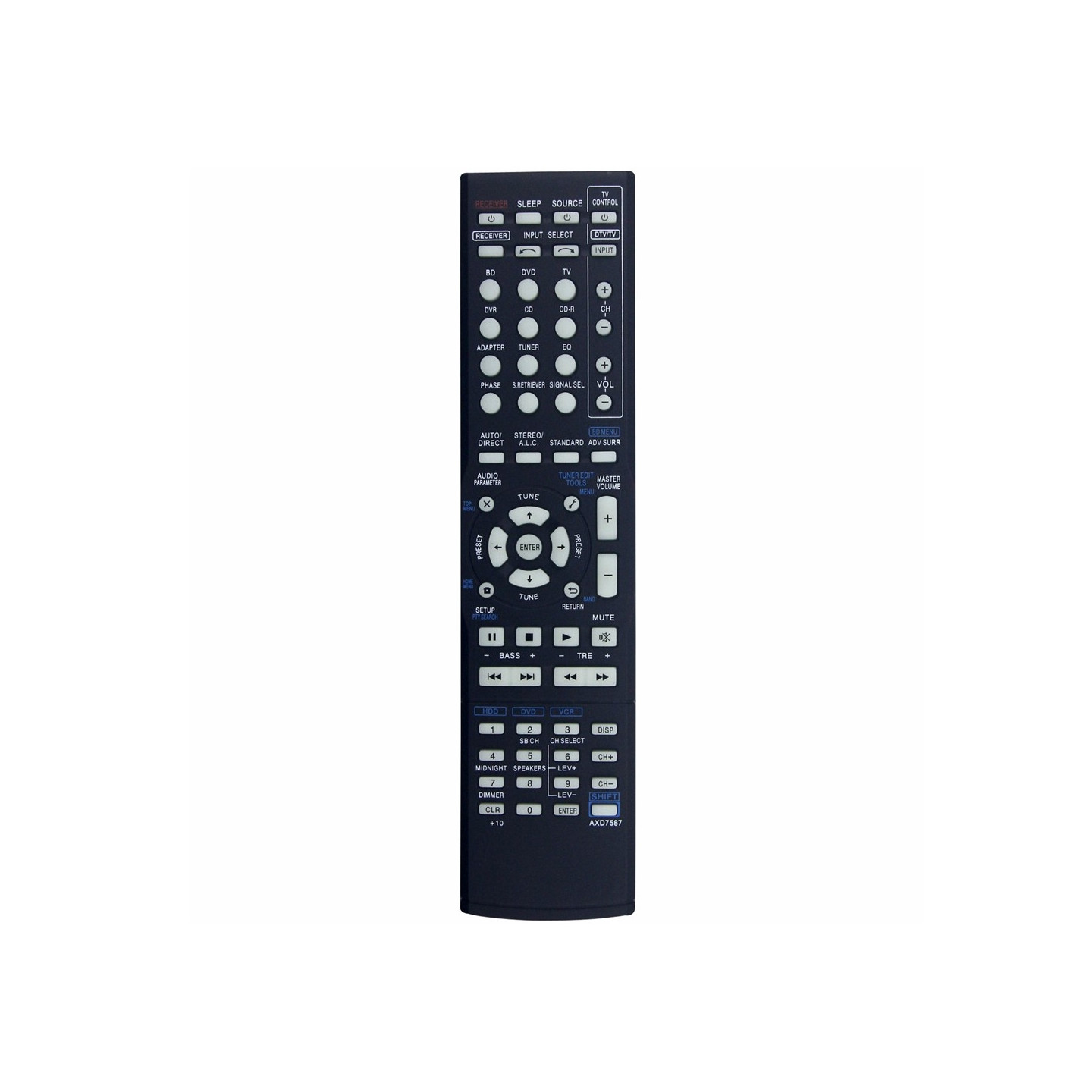 Remote Control Replacement for AXD7587 For Pioneer AV Receiver Stereo System