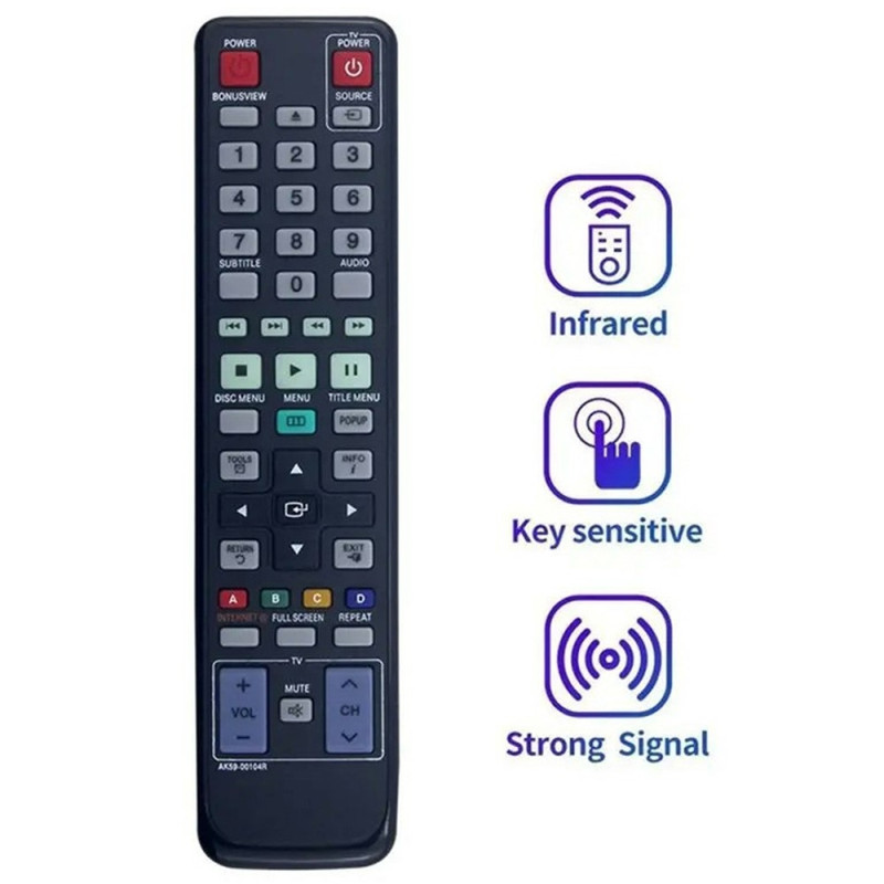 Remote Control Replacement for AK59-00104R For Blu-Ray DVD Player different models