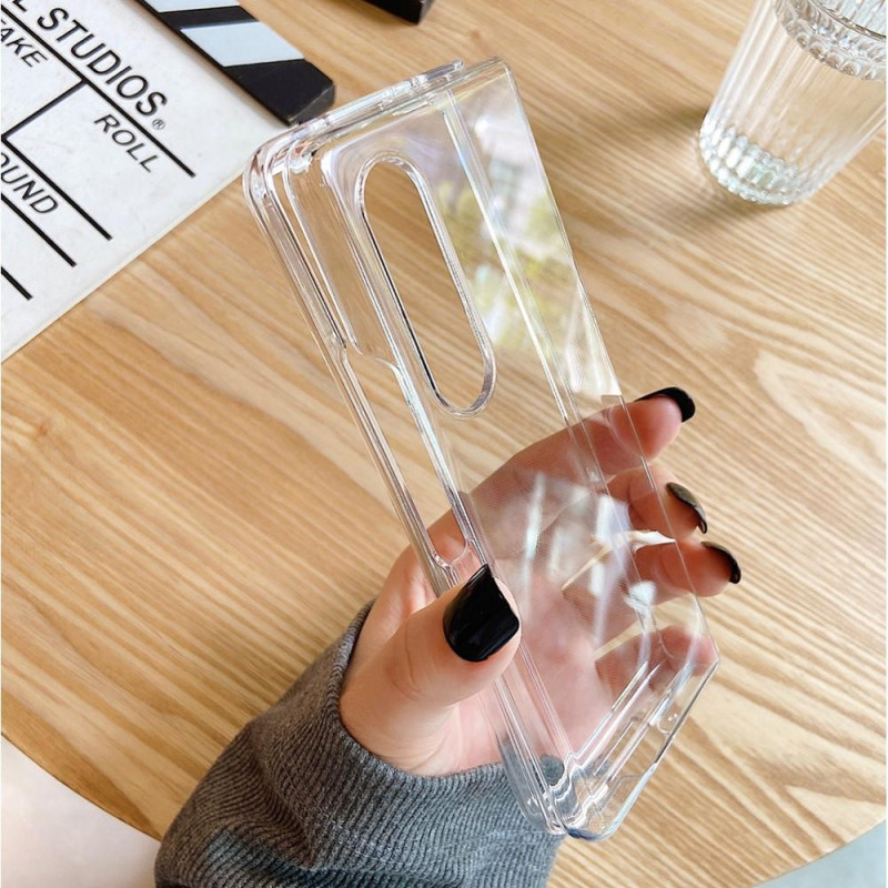 Samsung Galaxy Z Fold 3 5G Transparent Hard PC Case Mobile Phone Cover Shell