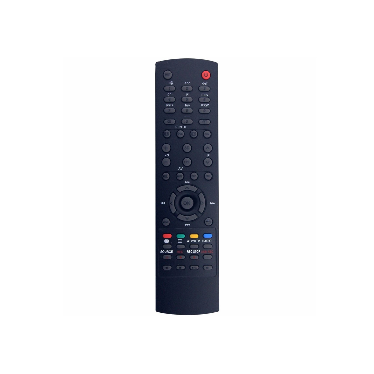TV fjernbetjening Erstatning til GB067WJSA til Sharp TV