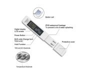 3-i-1 Digital detektor test för vattenkvalitet LCD TDS EC TEMP testpenna