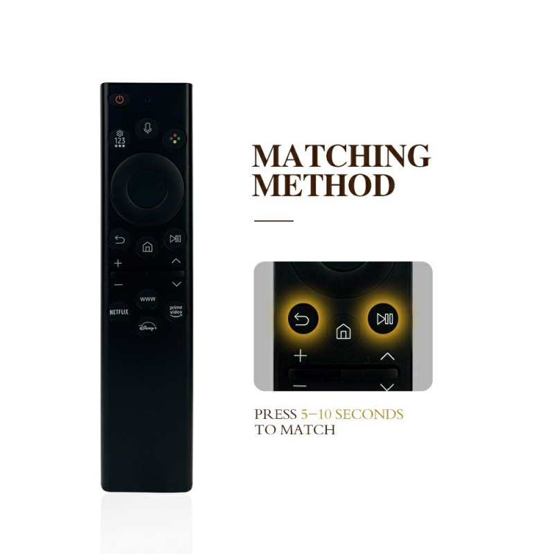 TV fjernkontroll Erstatning for BN59-01386D for Samsung TV soldrevet stemmekontroll
