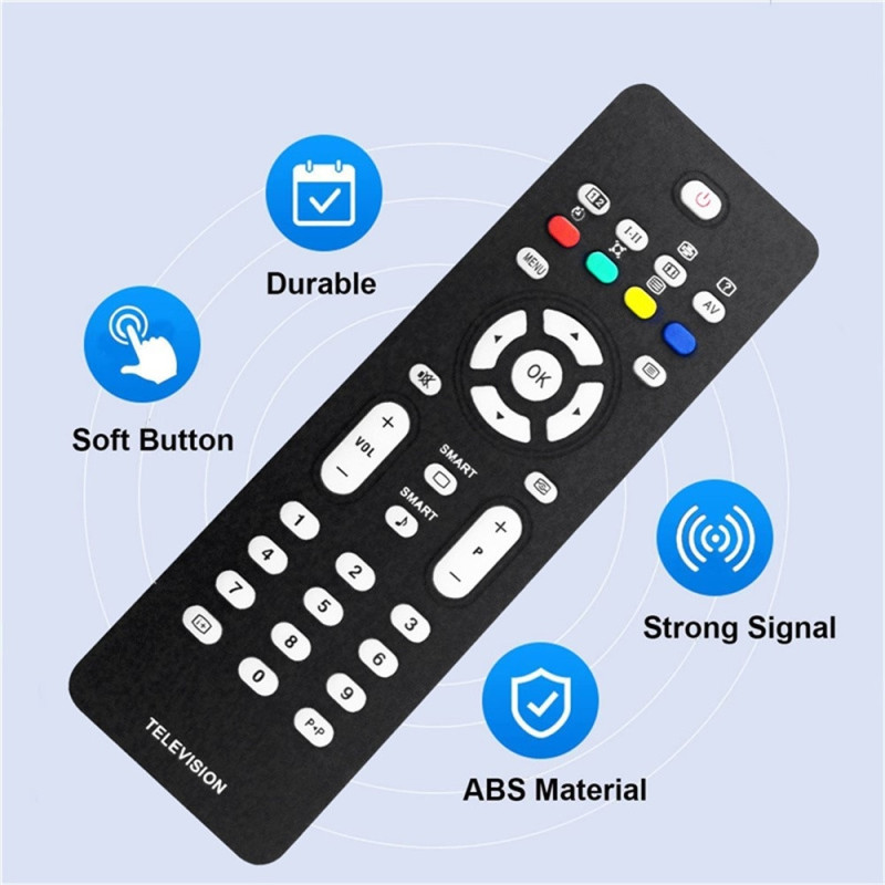 TV Remote Control Replacement for RC2023601 / 01 For Philips TV