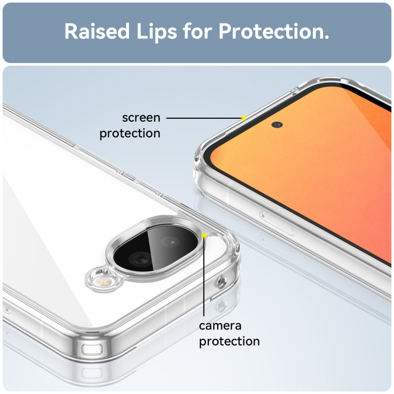 WANLONFENG Phone Case with Screen Protector For Google Pixel 10a