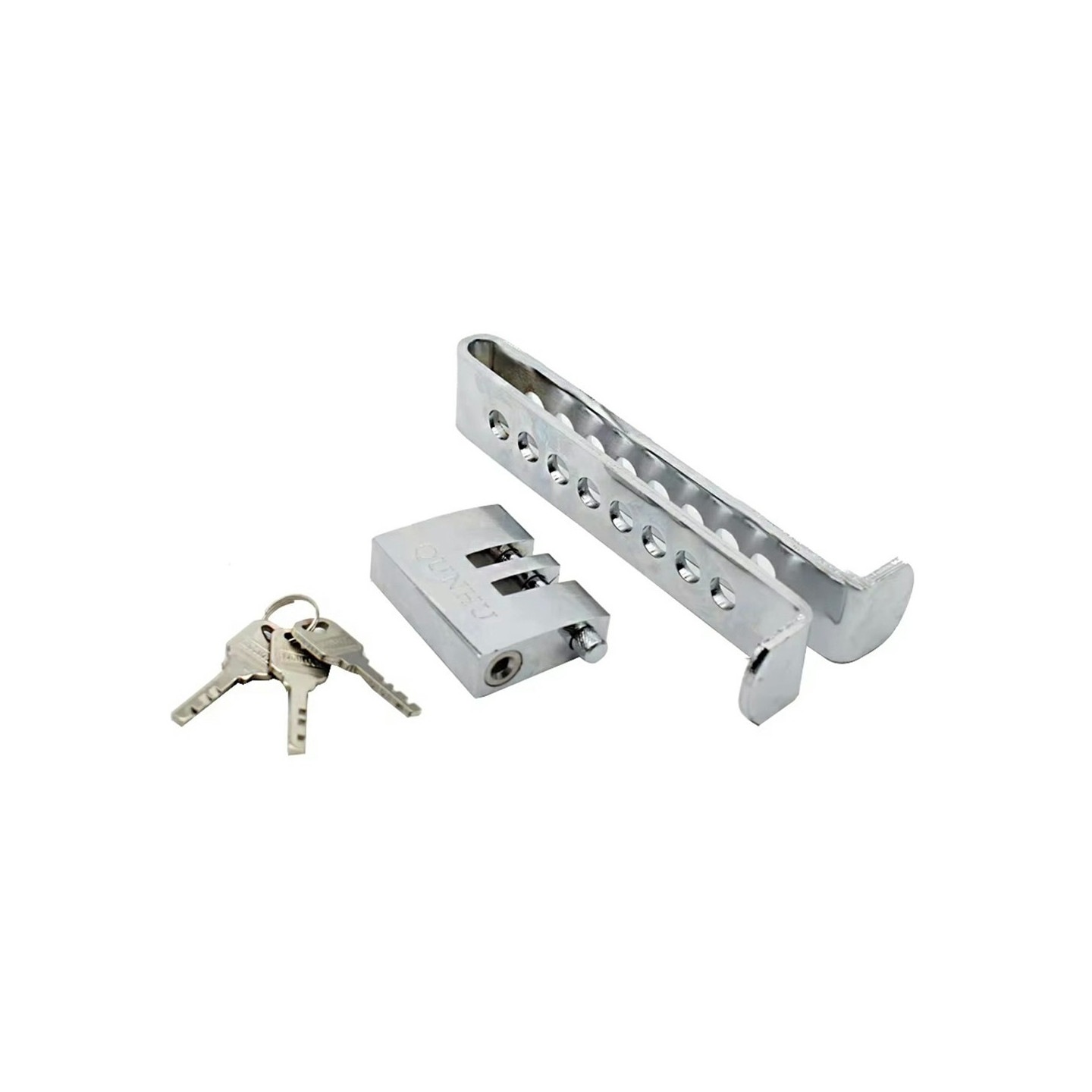 8-hole Pedal-lock steel anti-theft brake clutch safety lock with 3 keys