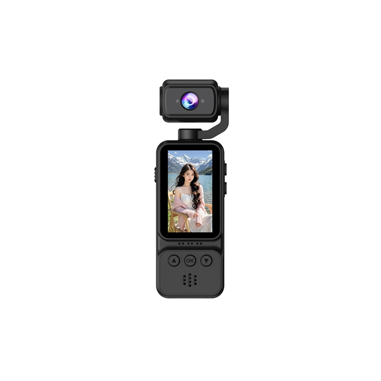 Video Camera Action Camera 4K Recording Handheld 1.97-inch Screen HD Vlog