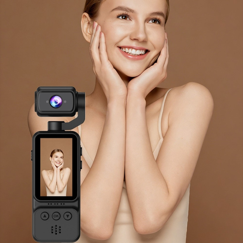 Video Camera Action Camera 4K Recording Handheld 1.97-inch Screen HD Vlog
