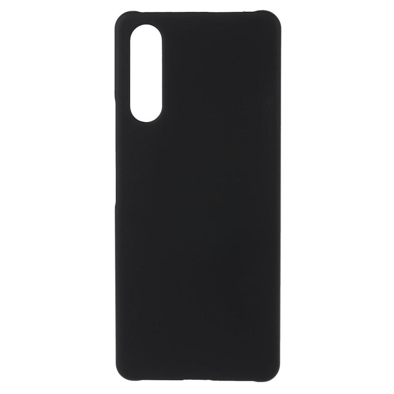 Rubberized Hard Plastic Case for Sony Xperia 10 IV - Black