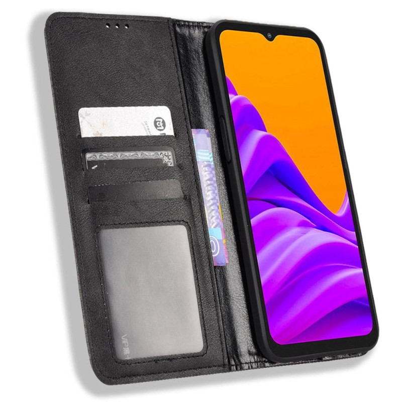 Wallet Stand Flip - telefonetui til Samsung Galaxy Xcover 6 Pro 5G - Sort