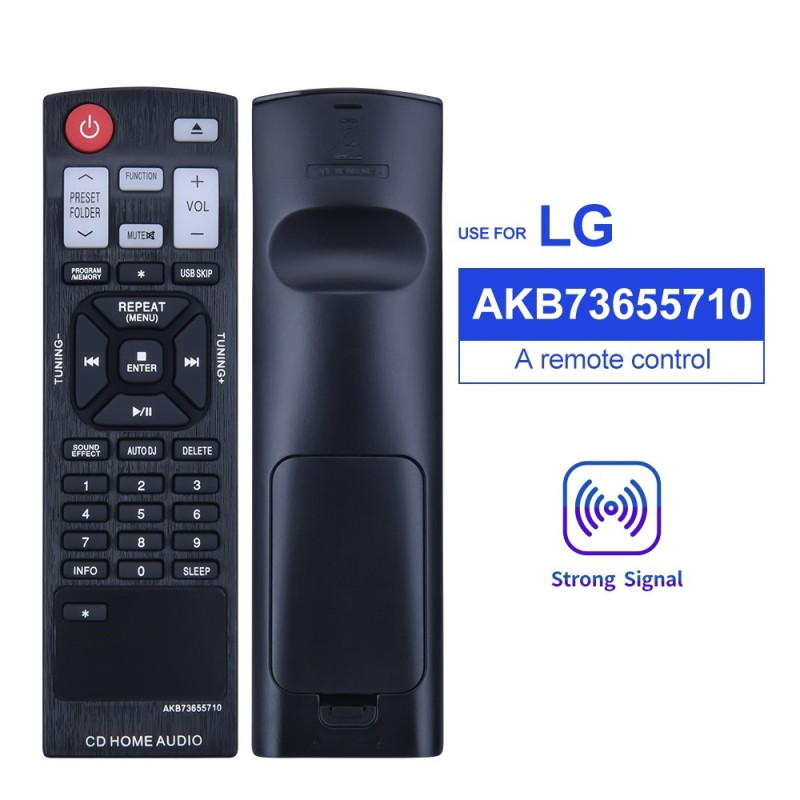LG:n kotiteatterivahvistimen kaukosäätimen vaihto AKB73655710 