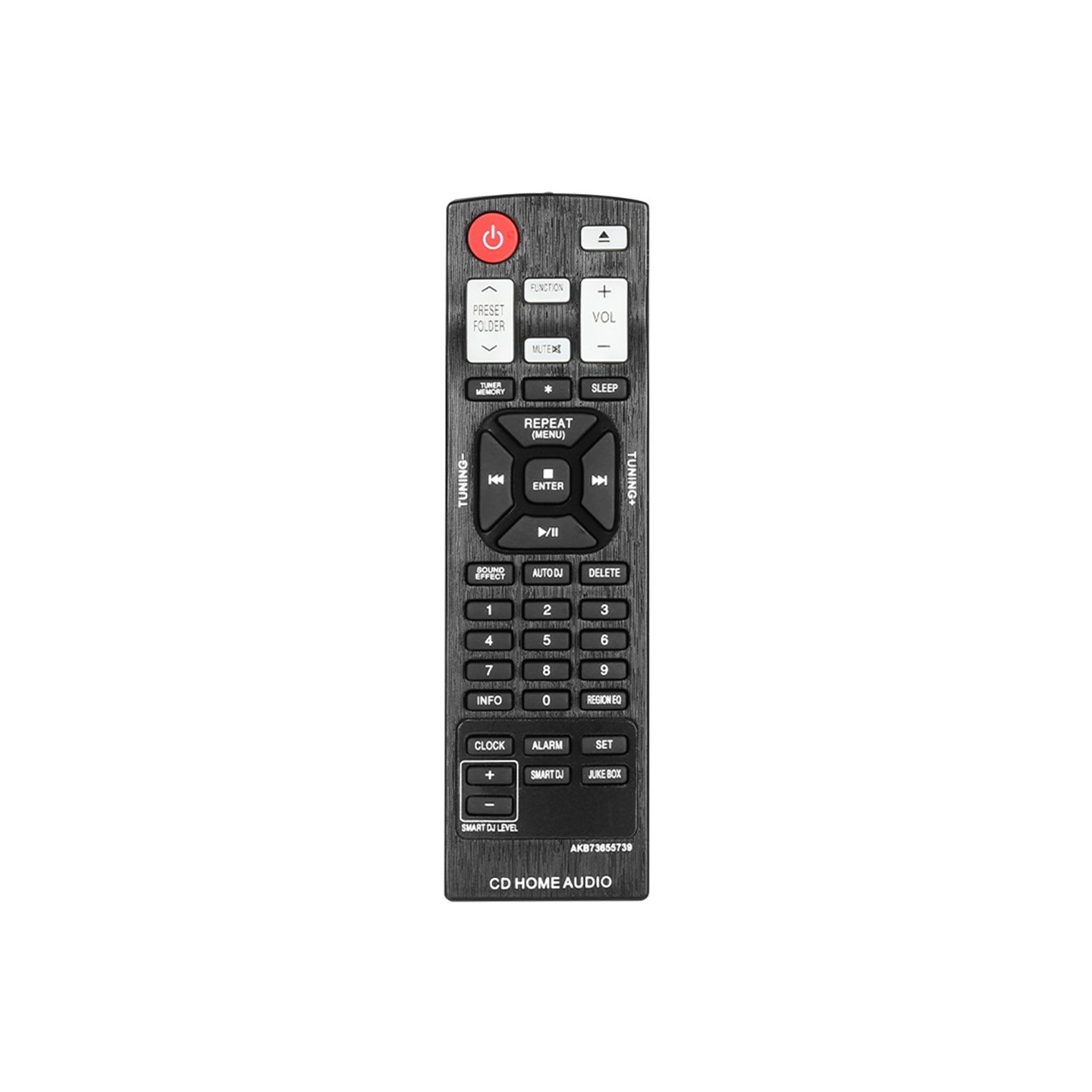 LG:n kotiteatterivahvistimen kaukosäätimen vaihto AKB73655739