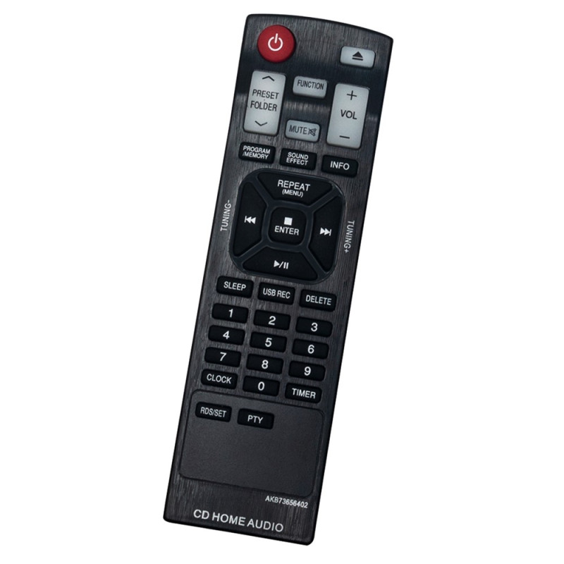 LG:n kotiteatterivahvistimen kaukosäätimen vaihto AKB73656402